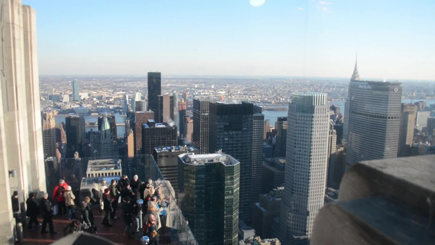 New York City Rockefeller Center and Top Of The Rock